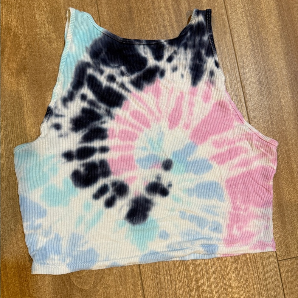 American Eagle Outfitters Tie-Dye Soft &Sexy Rib Tank Top